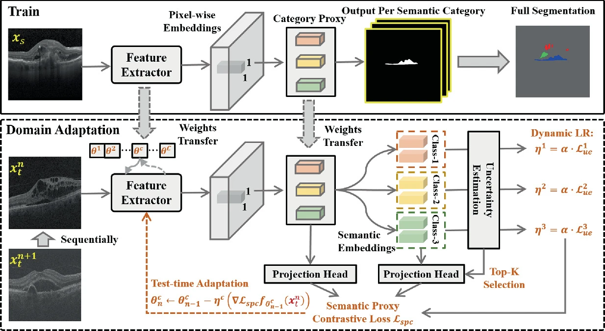 SATTA: Semantic-Aware Test-Time Adaptation for Cross-Domain Medical Image Segmentation